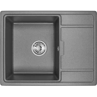 Кухонная мойка Granula 6503, ГРАФИТ 65x50 см, графит