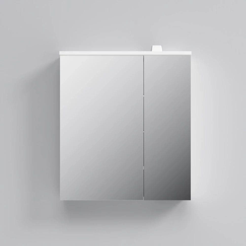 Зеркальный шкаф 60х68 см белый глянец L Am.Pm Spirit V2.0 M70AMCL0601WG - фото 3