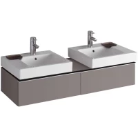 Тумба платина глянец 119 см Geberit iCon 840322000