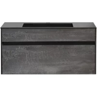 Тумба под раковину Vincea Chiara VMC-2C100GS 99 см, подвесная, серый камень