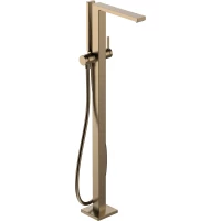 Смеситель напольный для ванны Hansgrohe Tecturis E 73445140 бронза