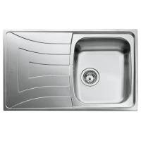 Кухонная мойка Teka Universo 79.50 1B 1D декоративная сталь 10120045