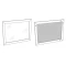 Зеркало 120x80 см белый глянец Corozo Классика SD-00000269 - 6