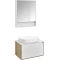 Комплект мебели дуб эльвезия/белый глянец 69 см Акватон Либерти 1A279801LYC70 + 1A281203LY010 + 1A73313KLK010 + 1A252202SD010 - 1