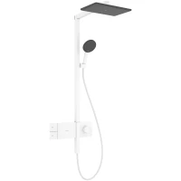 Душевая система Hansgrohe Raindance Alive Q 24581700 345x210 мм, с термостатом, белый матовый