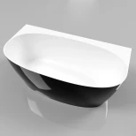 Изображение товара ванна из литьевого мрамора 155x80 см whitecross pearl a 0214.155080.10100
