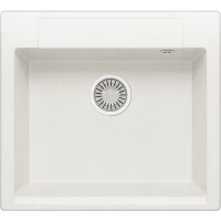 Кухонная мойка Polygran Argo-560 белый хлопок 473370