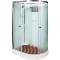 Душевая кабина 120x80x208 см Deto D102L матовое