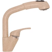 Смеситель для кухни песочный Polygran Высокая лейка 464155