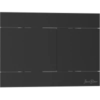 Кнопка смыва Iberica Blanca Inox-R IB.B015.04 для инсталляции, черный матовый
