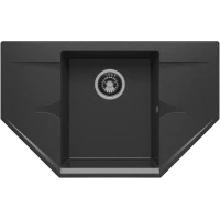 Кухонная мойка Polygran Riff-800 черный 679078