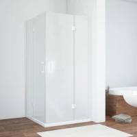 Душевой уголок Vegas Glass AFA NOVO 80 01 10 80x80 см, профиль белый, стекло сатин