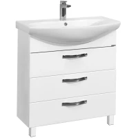 Тумба с раковиной белый 65 см Акватон Ария 1A1234K0AA010