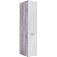 Пенал Grossman Талис 303508 подвесной L/R, с бельевой корзиной, бетон пайн/белый глянец