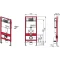 Комплект подвесной унитаз Villeroy & Boch Venticello 4611RSR1 + система инсталляции Tece 9400413 - 6