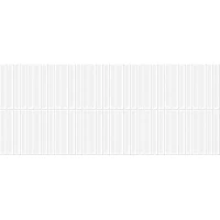 Плитка настенная Simply white белый 01 (рельеф) 25x60