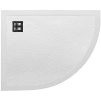 Душевой поддон BelBagno Uno TRAY-MR-UNO-RH-120/80-550-35-W-L-NO 120x80 см L, из литьевого мрамора, асимметричный, белый