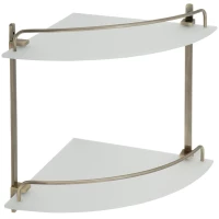 Полка угловая 26,3x26,3 см Veragio Gifortes Bronzo VR.GFT-9032.BR