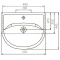 Тумба с раковиной белый глянец 55,5 см Corozo Орфей SETSD-00000360/SD-00000065 - 4
