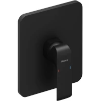 Смеситель для душа Ravak Flat FL 066.20BLM X070180 встраиваемый, черный матовый
