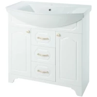 Тумба белый глянец 82,7 см Bellezza Тиффани 4630514110016