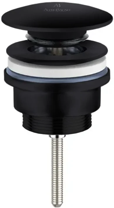 Донный клапан для раковины AltroBagno Beni aggiuntivi PU 070215U Ne универсальный, черный матовый