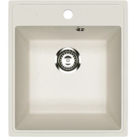 Кухонная мойка Uperwood Econ UPD-404 4910201223 42,5x48,5 см, белый матовый