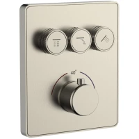 Термостат для ванны Wonzon & Woghand WW-INF323A-BN встраиваемый, никель матовый