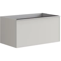 Тумба под раковину Onsen Pastel Grey 68-BP-080-F2-M11 80 см, подвесная, пастельно-серый матовый