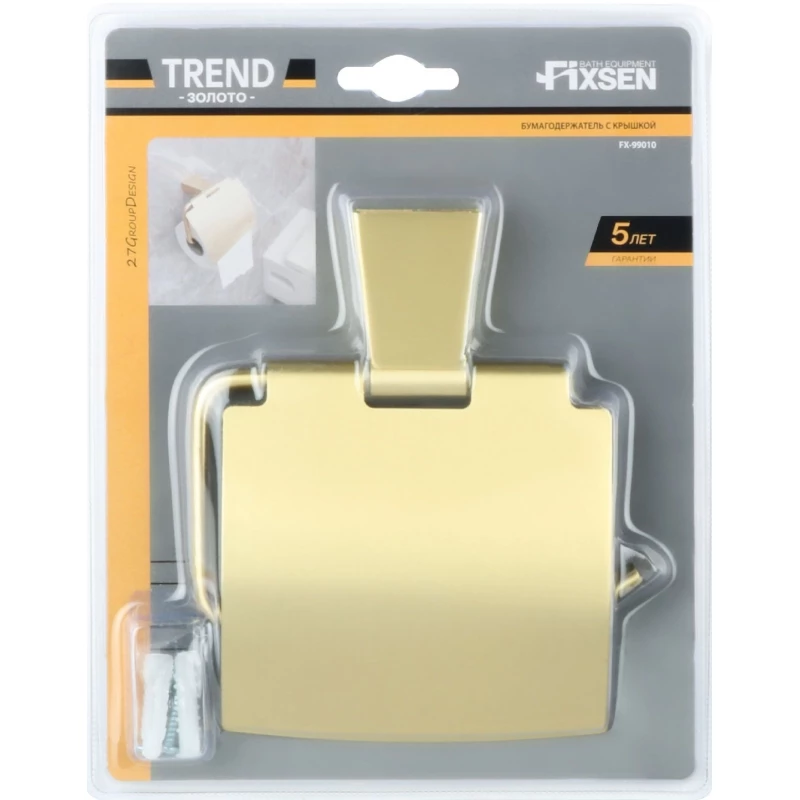 Держатель туалетной бумаги Fixsen Trend Gold FX-99010