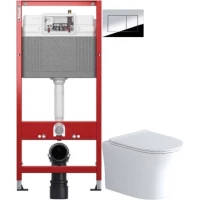 Комплект подвесной унитаз Grossman GR-4475S + система инсталляции Tece 9400412