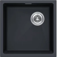 Кухонная мойка Paulmark Lumi LU45SK-AN 45,5x44 см, антрацит