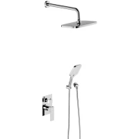 Душевой комплект Damixa Gala 953520000 со смесителем, 300x210 мм, хром