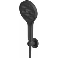 Душевой гарнитур Whitecross SET50TOPBL 3 режима, черный матовый