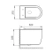 Унитаз подвесной Art&Max Elegant AM9316CHR/SC безободковый, с сиденьем микролифт, белый - 6