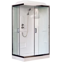 Душевая кабина 120x80x217 см Royal Bath RB8120HP1-T-CH-R прозрачное