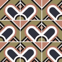 Керамогранит Bauhome Blume Cold 20x20