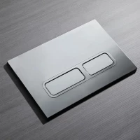 Кнопка смыва Veconi Flush V13 FLV13-CM для инсталляции, матовый хром/хром/матовый хром