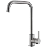 Смеситель для кухни Voda K57 нержавеющая сталь