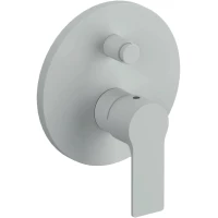 Смеситель для ванны Mariani Kali B37173KL встраиваемый, белый матовый