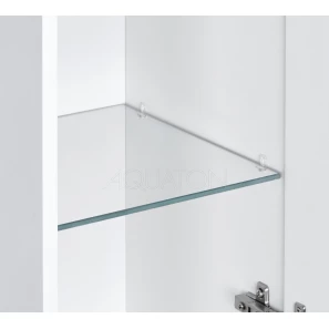 Изображение товара зеркальный шкаф 120x75 см белый глянец акватон мадрид 1a113402ma010