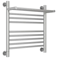 Полотенцесушитель водяной 500x500 сатин Сунержа Богема с полкой+ 071-0223-5050