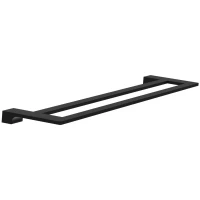 Полотенцедержатель Wonzon & Woghand Eclipse WW-9111-BL 60 см, двойной, черный