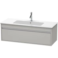 Тумба бетонно-серый матовый 120 см Duravit Ketho KT642100707