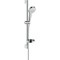Душевой гарнитур Hansgrohe Croma Select S 28170400 3 режима, хром/белый