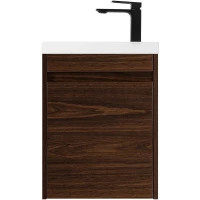 Тумба под раковину Art&Max Family-M Family-M-400-1D-SO-BO 40 см R, подвесная, дуб бурбон