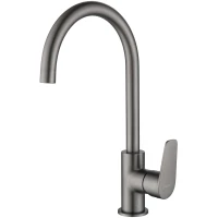 Смеситель для кухни Aquatek Бетта AQ1182BGM оружейная сталь матовый