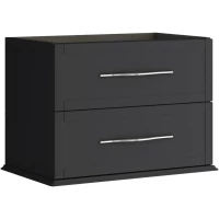 Тумба под раковину Cezares Tiffany 54949 78,2 см, подвесная, Nero Grafite