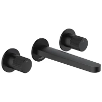 Смеситель для раковины WasserKRAFT Fulda 5245 встраиваемый, черный матовый