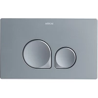 Кнопка смыва Arrow AHM051G для инсталляции, серый матовый